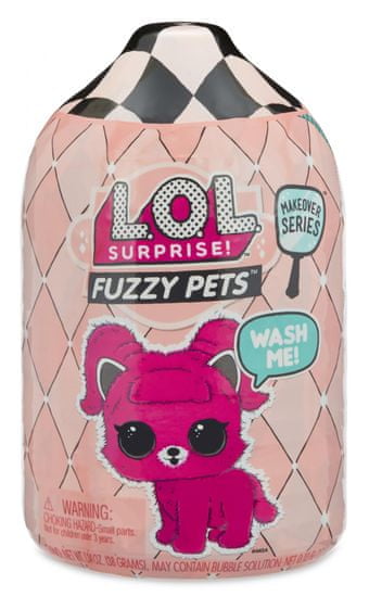 L.O.L. Surprise! Fuzzy Pets Ljubljenčki - figurica Makeover, Serija 1