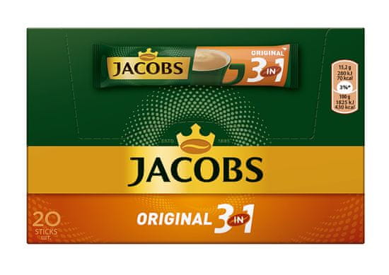 Jacobs 3v1, 20x15,2 g (škatla) - odprta embalaža