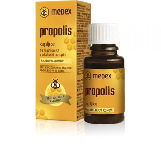 Medex propolis kapljice z alkoholom 15 ml