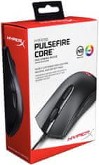 HyperX miška HX Pulsefire Core, RGB, gaming, 6200 DPI