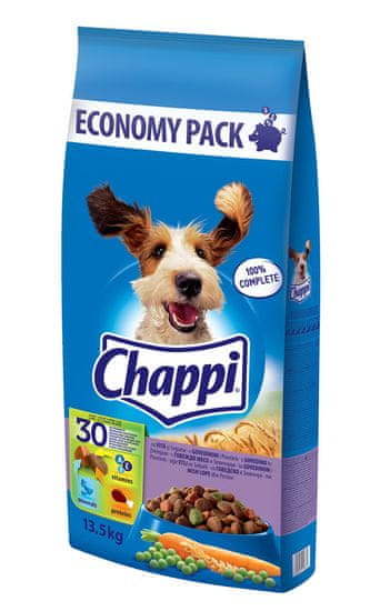Chappi suha hrana za odrasle pse, govedina, 13,5 kg