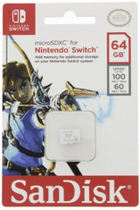 SanDisk MicroSDXC spominska kartica za Nintendo Switch, 64 GB