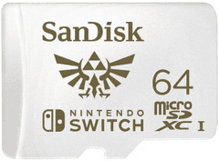 SanDisk MicroSDXC spominska kartica za Nintendo Switch, 64 GB