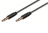 Goobay AUX Audio kabel, 3.5 mm, Stereo, 4-pin, Slim, CU, 1 m