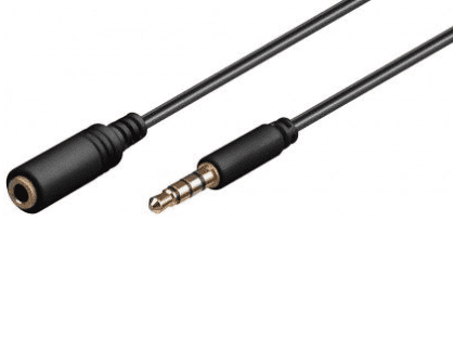 Goobay Audio podaljšek AUX, 4-pin, 3,5 mm, 0,5 m