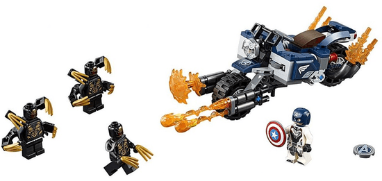 LEGO Super Heroes 76123 Kapitan America: napad odhodnikov