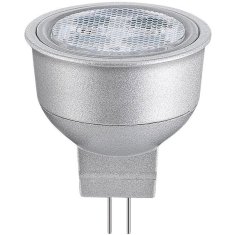 Goobay LED sijalka GU4, Reflector, 2 W, topla bela, srebrna