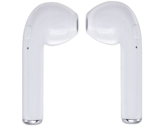 Trevi slušalke z mikrofonom HMP 1220 AIR mini Bluetooth, bele - Odprta embalaža