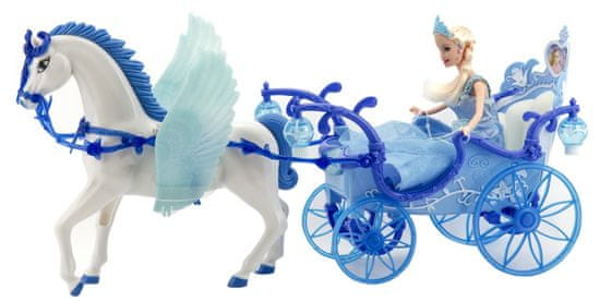 Teddies lutka s konjem in kočijo - Odprta embalaža