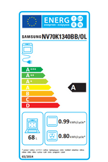 Samsung električna pečica NV70K1340BB/OL