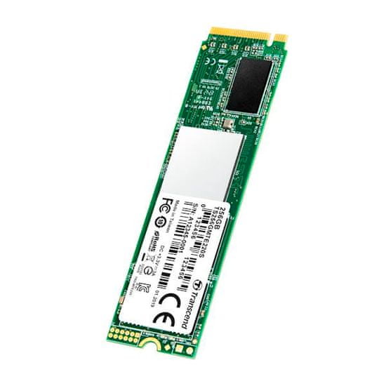 Transcend SSD disk 220S 256GB M.2 PCIe NVMe, 3500/2800 MB/s, 3D TLC