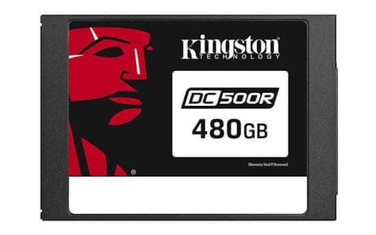 Kingston SSD disk 480GB DC500R, 2,5", SATA3.0, 555/500 MB/s, za podatkovne centre