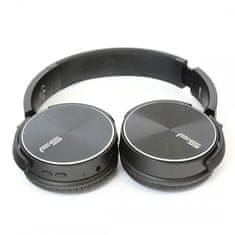 Platinet Freestyle naglavne Bluetooth slušalke FH0917 + mikrofon, zložljive, črne