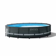 Intex 26326NP bazen Ultra Frame 488 x 122 cm, peščena črpalka, lestev