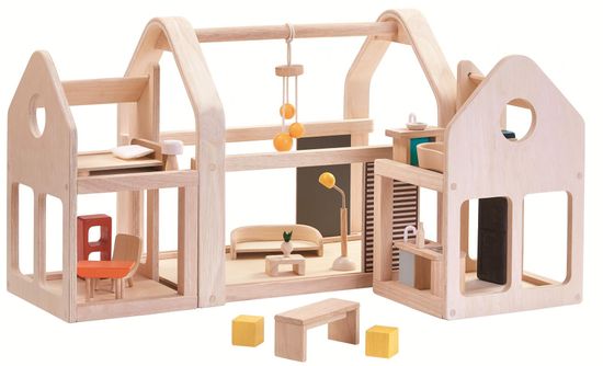 Plan Toys prenosna hišica za lutke