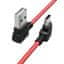 Orico kabel USB 3.0 A v USB-C, 1 m, kotni, rdeč, ORICO TCW-10-RD