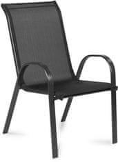 Fieldmann komplet vrtnega pohištva Ella 6s senčnikom, krem