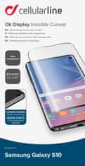 CellularLine zaščitna folija za Samsung Galaxy S10 SPCURVEDGALS10