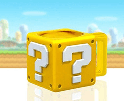 Paladone skodelica Super Mario Question Block