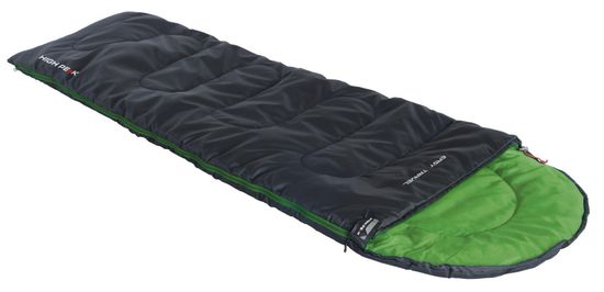High Peak spalna vreča Easy Travel, sivo-zelena - odprta embalaža
