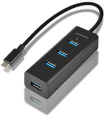 AXAGON HUE-S2C razdelilnik, Type-C 4×, USB-C 3.2