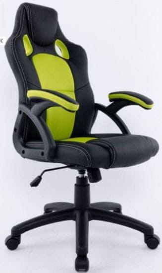 Hyle pisarniški stol HY-9157, zelen/črn