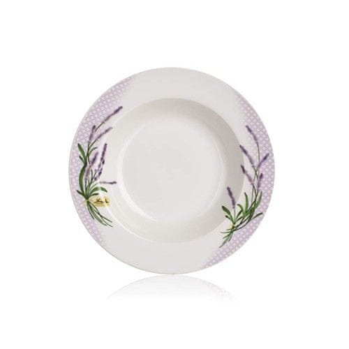 Banquet krožnik LAVENDER, globok, 21,6 cm, 6 kosov