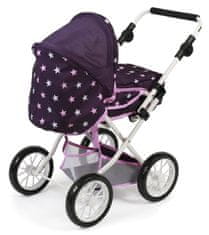 Bayer Chic otroški voziček Leni, vijoličen z zvezdami