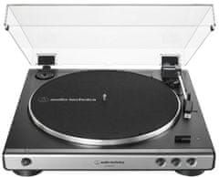 Audio-Technica AT-LP60XUSBGM gramofon, srebrn