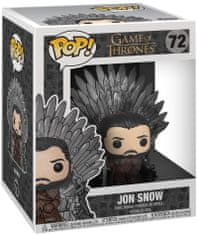 Funko POP! Deluxe: GOT S10 figura, Jon Snow sitting on Iron Throne #72