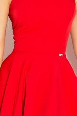 Numoco Ženska obleka 114-3, rdeča, S
