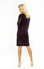 Numoco Ženska čipkasta obleka Evrairin črna XL