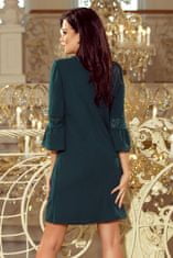 Numoco Ženska večerna obleka Margret temno zelena XL