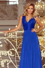 Numoco Ženska večerna obleka Lea kraljevsko modra XL