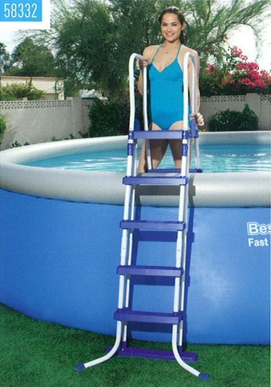 Bestway varnostna lestev za bazen,132 cm