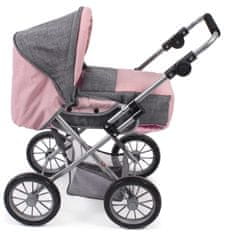 Bayer Chic 56081 otroški voziček Leni, sivo roza
