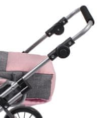 Bayer Chic 56081 otroški voziček Leni, sivo roza