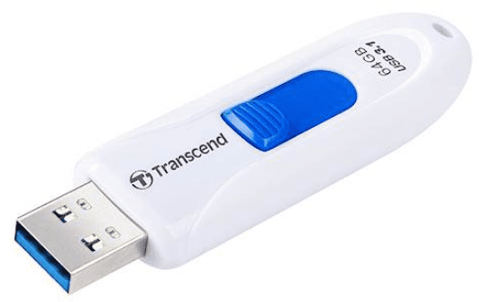 Transcend USB disk JetFlash 790, 128 GB, USB 3.1/3.0, bel