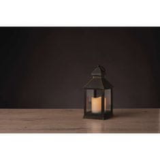 Emos LED dekoracija - lanterna antik črna, 3xAAA, utripajoča