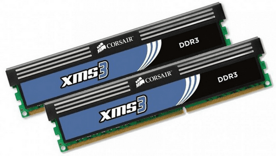 Corsair pomnilnik (RAM) XMS3 8 GB (2x4GB), DDR3, DIMM, 1333 MHz (CORME-8GB_1333_CL9)