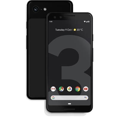 Google pametni telefon Pixel 3, črn