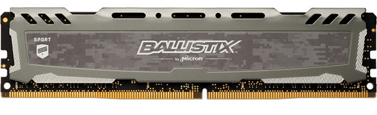 Crucial pomnilnik (RAM) Ballistix Sport LT 8GB, DDR4, 3000MT/s, DIMM, CL15 (BLS8G4D30AESBK)