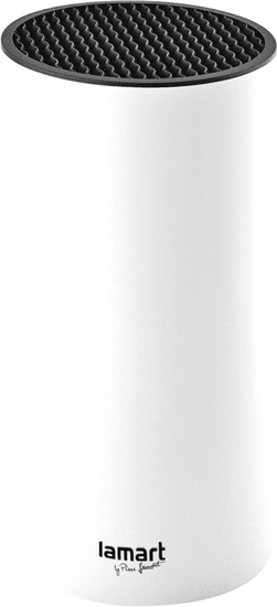 Lamart LT2082 stojalo za nože, 22,5 cm, belo