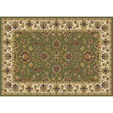 KONDELA Preproga, zelena / mešanica barv / vzorec, 133x190, TIP KENDRA 2