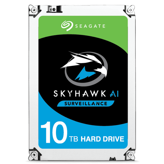 Seagate SkyHawk AI trdi disk,10 TB, 7200 rpm, SATA 6 Gb/s