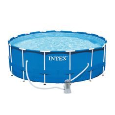 Intex 28242NP bazen Metal Frame 457 × 122 cm, filter črpalka, lestev
