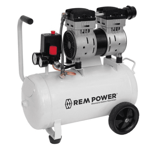 REM POWER batni kompresor EL 150/8/24, tihi