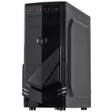 Inter-tech ohišje B-30 midi-ATX, črno