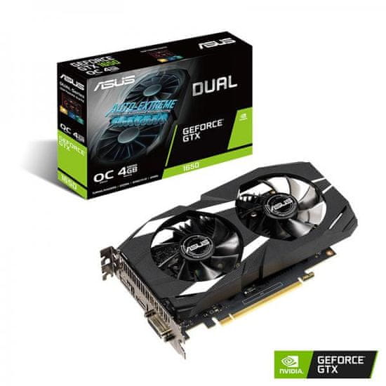 ASUS grafična kartica GeForce GTX 1650 DUAL OC, 4GB GDDR5, PCI-E 3.0