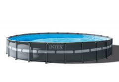 Intex 26340 bazen Ultra Frame 732 × 132 cm, peščena črpalka, lestev